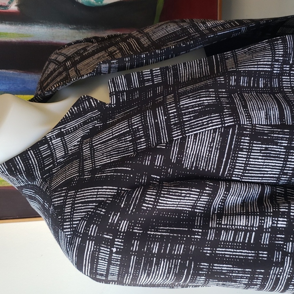 Black and White Investments Petites blazer with 3/4 sleeves